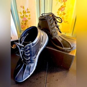 Sperry - Top Sider, waterproof ,glacier chukka boot leather black size 11.5